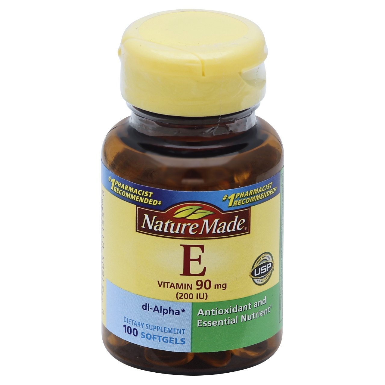 slide 1 of 4, Nature Made Liquid Softgels 200 IU Vitamin E, 100 ct