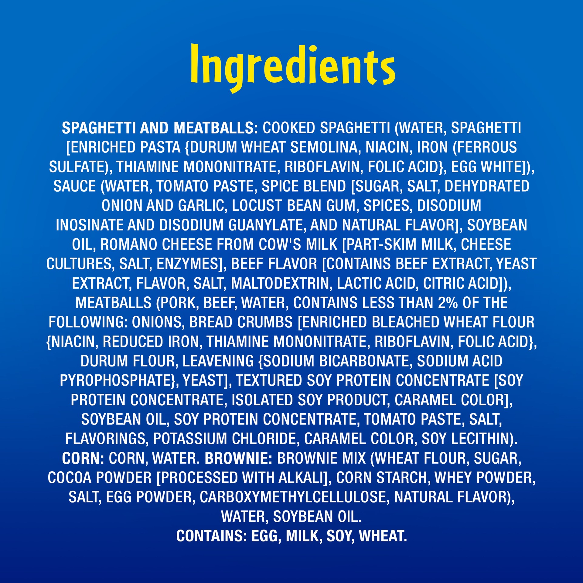 slide 3 of 5, Kid Cuisine Twist and Twirl Spaghetti and Meatballs Frozen Meal With Corn and Fudge Brownie 10.2 oz., 10.2 oz