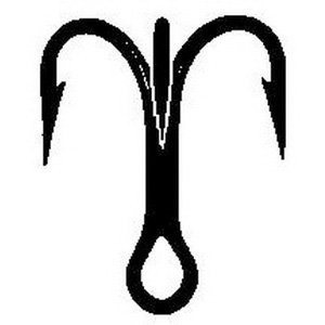 slide 1 of 1, Mustad Treble Hook Size 5/0 25-Pack, 1 ct