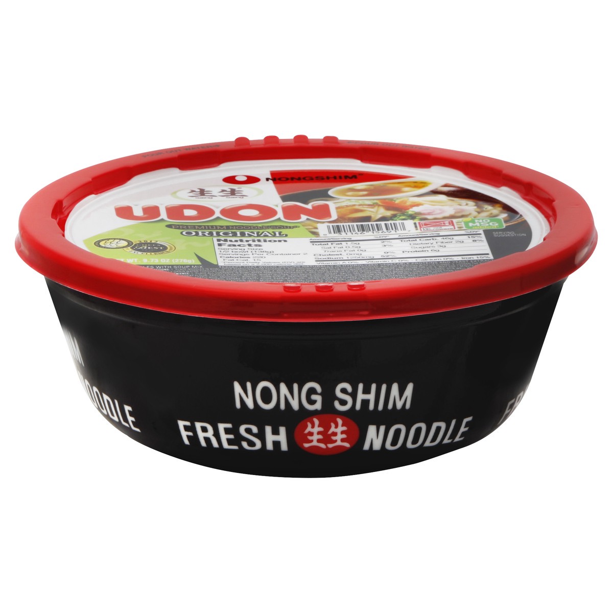 slide 4 of 4, Nongshim Original Udon Soup Microwavable Noodle Bowl, 9.73 oz