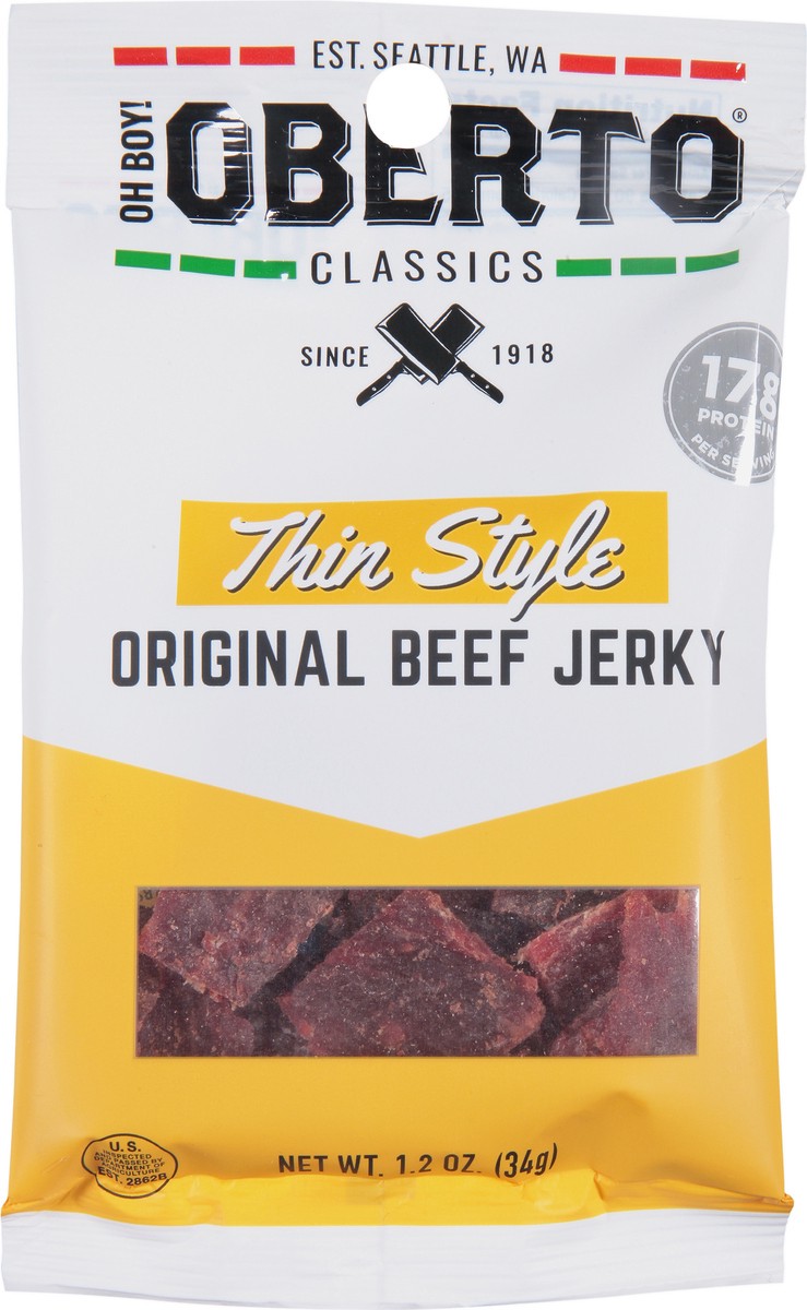 slide 6 of 9, Oberto Natural Jerky, 1.2 oz
