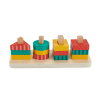 slide 10 of 13, Fisher-Price FP Wood Shape Stacker, 1 ct