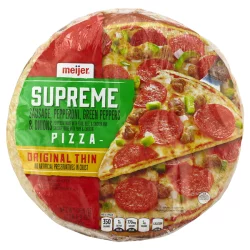 Meijer Supreme Thin Crust Pizza