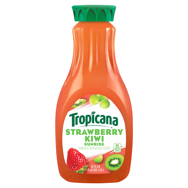 slide 1 of 1, Tropicana Strawberry Kiwi Sunrise - 52 oz, 52 oz