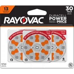 Rayovac Hearing Aid Battery #13 30Pk