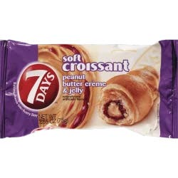 7DAYS Peanut Butter Creme & Jelly Soft Croissant