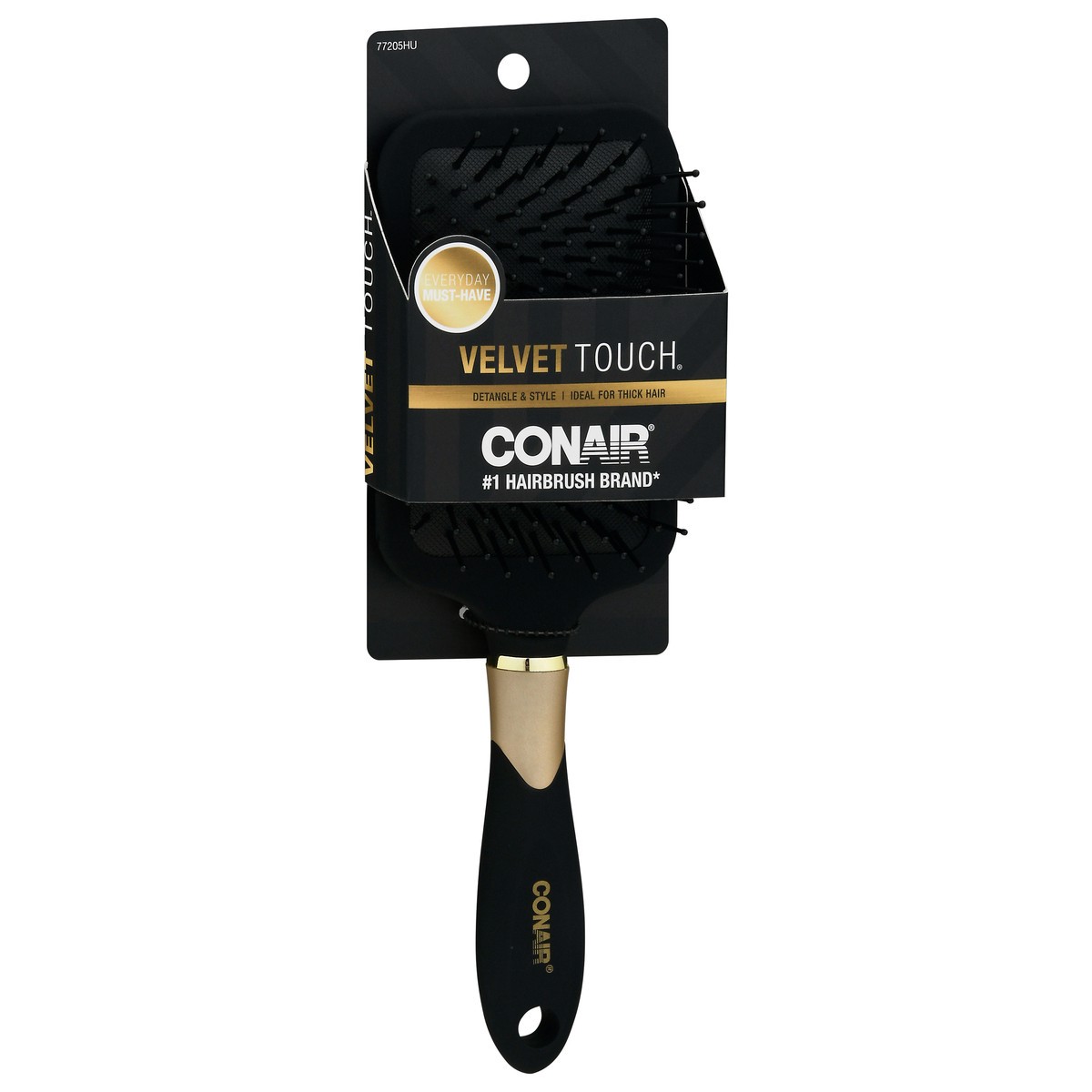 slide 6 of 12, Conair Paddle Velvet Touch Brush, 1 ct