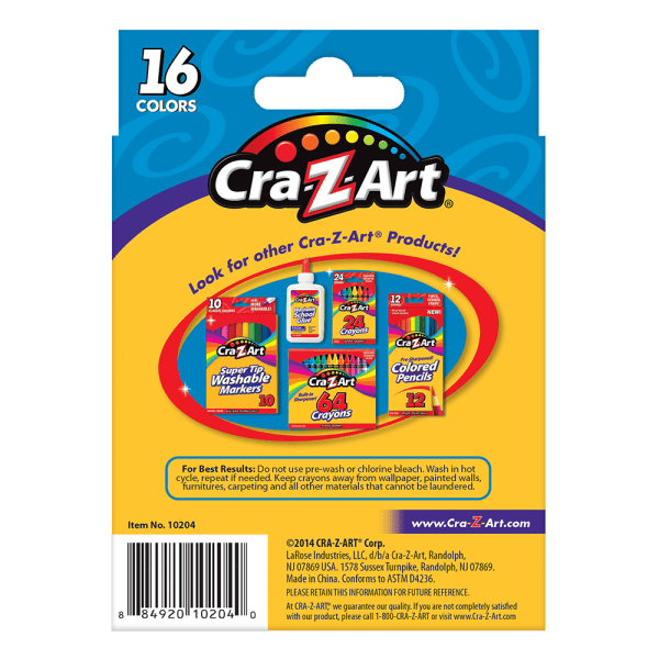 slide 4 of 5, Cra-Z-Art Jumbo Crayons, 16 ct