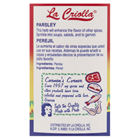 slide 5 of 9, La Criolla Parsley,., 25 oz