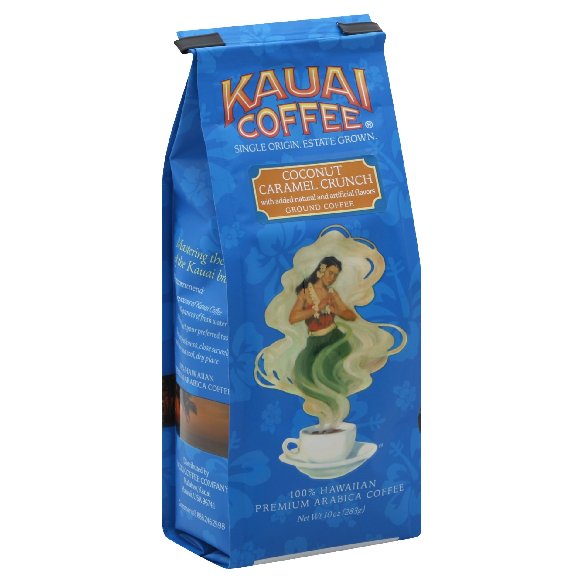 Kauai Coffee Coconut Caramel Crunch Ground Coffee 10 oz | Shipt