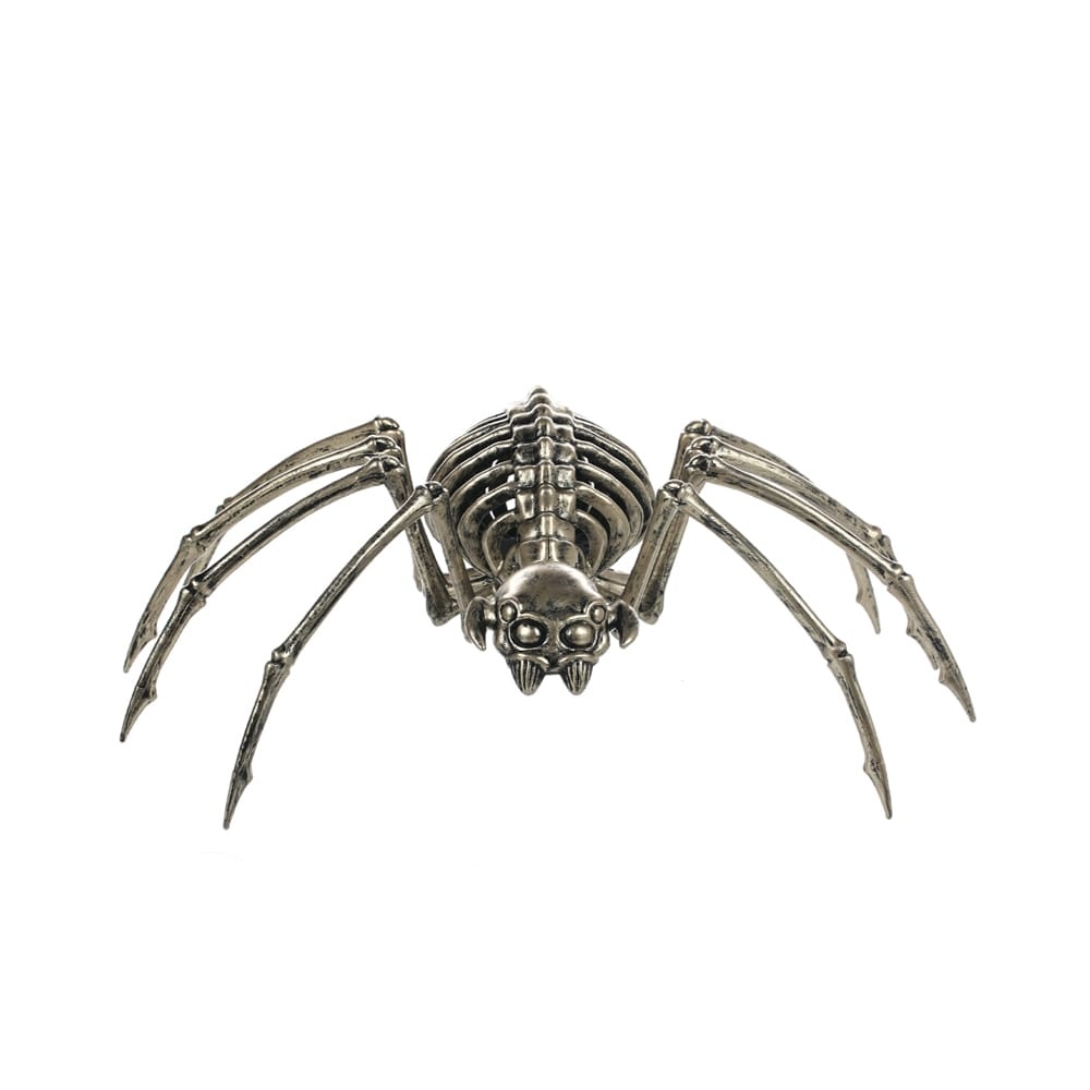 slide 1 of 1, Holiday Home Spider Skeleton - Gunmetal Gray, 5 in