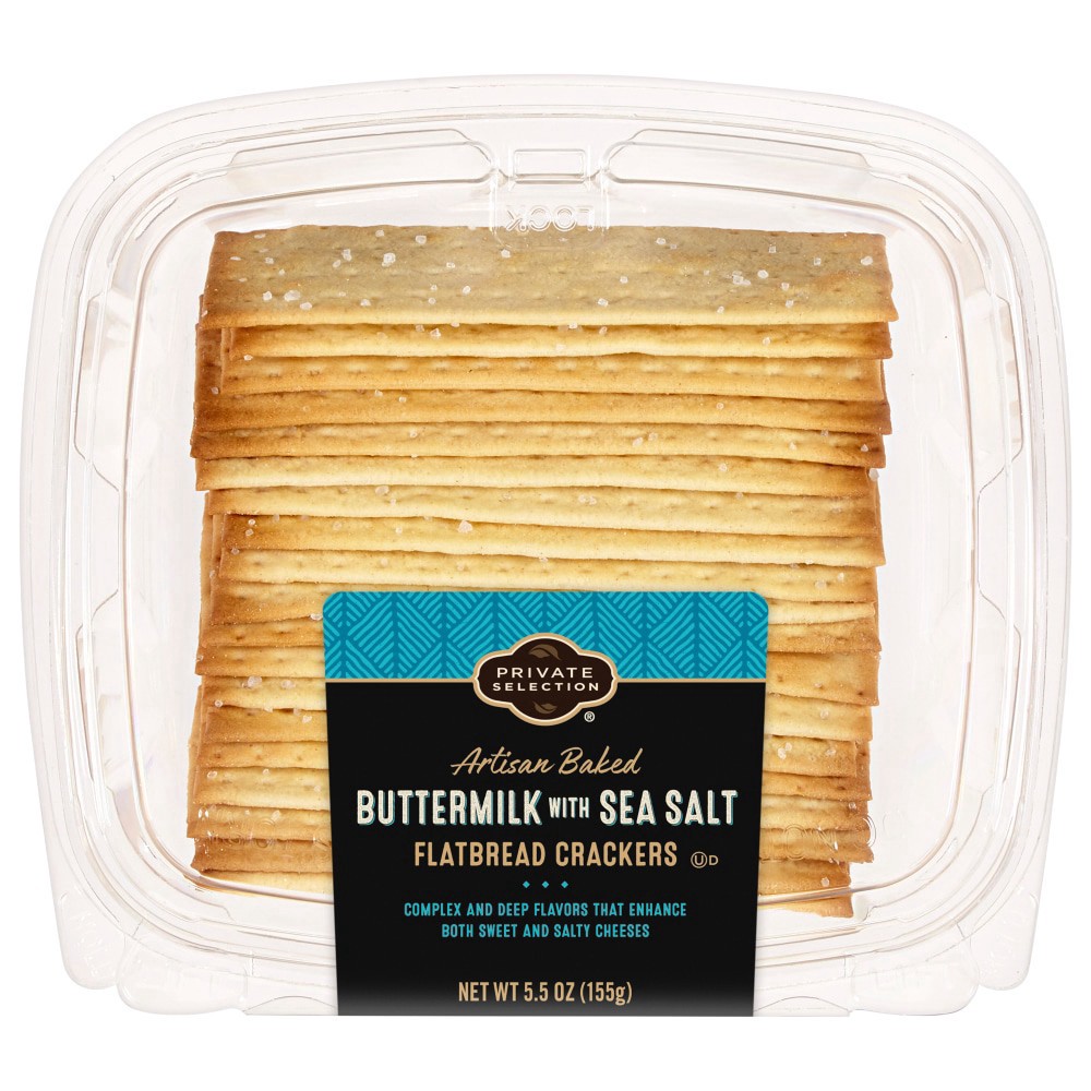 slide 2 of 3, Private Selection Sea Salt Buttermilk Crackers - 5.5 oz, 5.5 oz