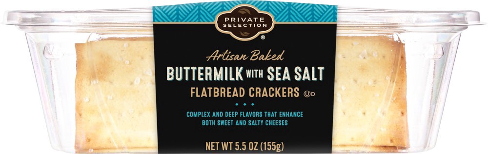 slide 3 of 3, Private Selection Sea Salt Buttermilk Crackers - 5.5 oz, 5.5 oz