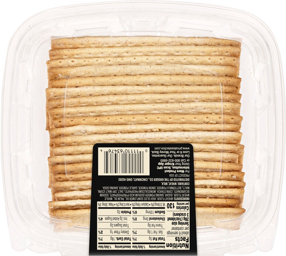 slide 3 of 3, Private Selection Sweet Onion Crackers, 5.5 oz