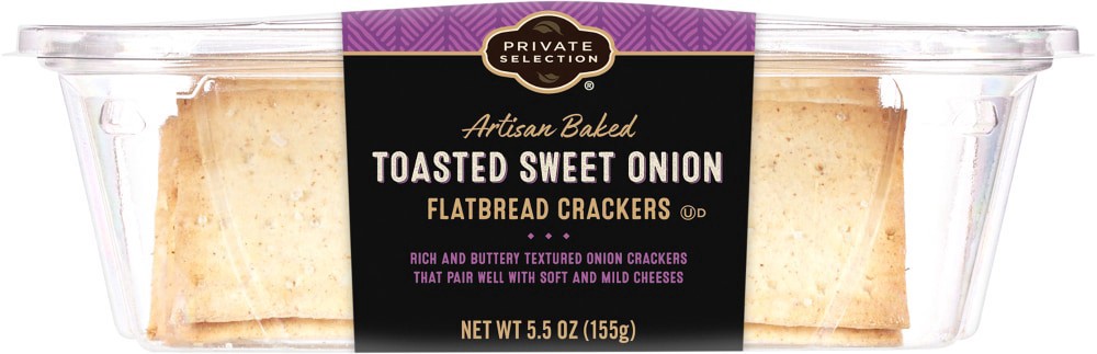 slide 2 of 3, Private Selection Sweet Onion Crackers, 5.5 oz