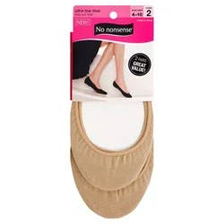 No Nonsense Ultra Low Liner Beige Sizes 4-10