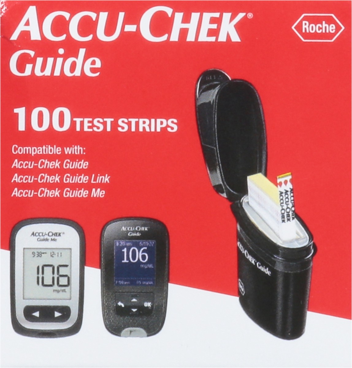 slide 6 of 9, Accu-Chek Guide Test Strips, 100 ct