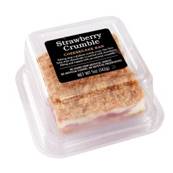 Atlanta Cheesecake Company Strawberry Crumble Cheesecake Bar