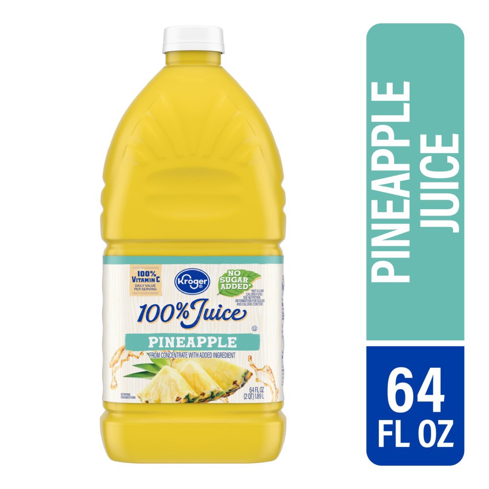 slide 1 of 6, Pineapple Juice, 64 fl oz
