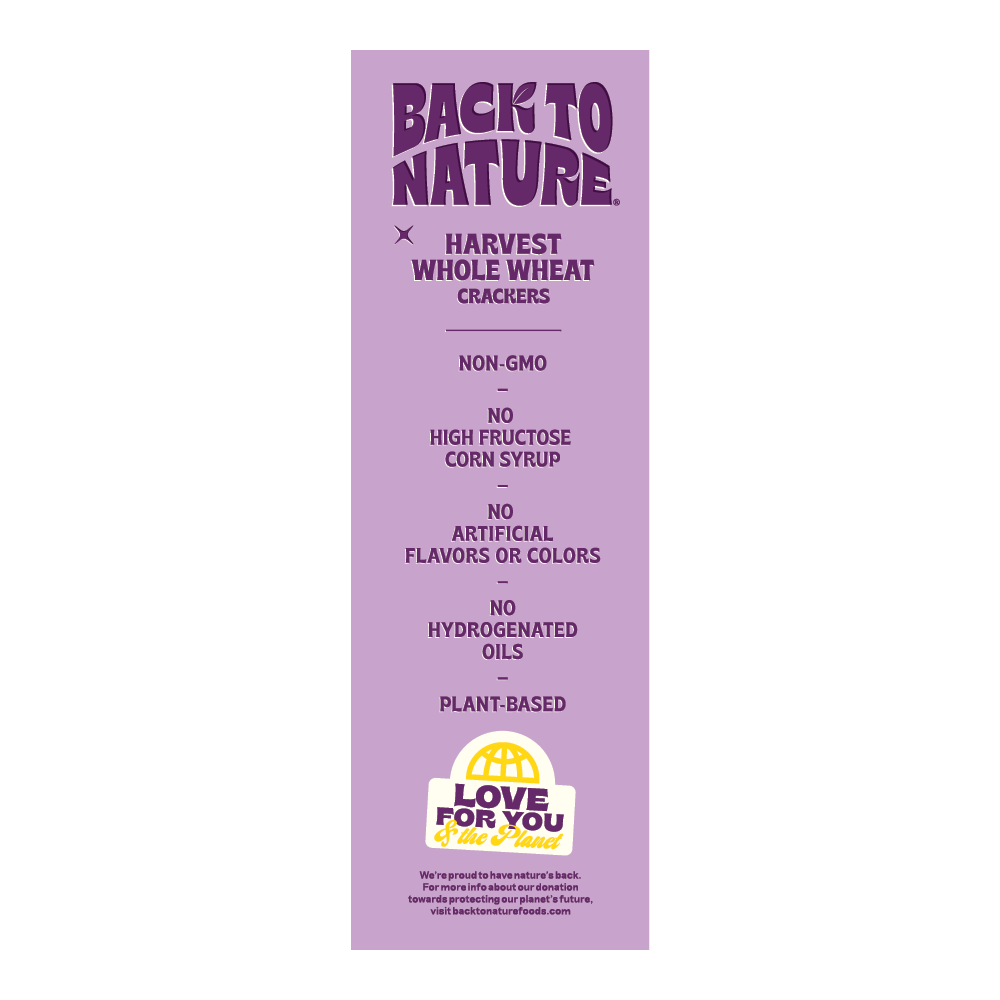 slide 2 of 4, Back to Nature® Harvest Whole Wheat Crackers, 7 oz