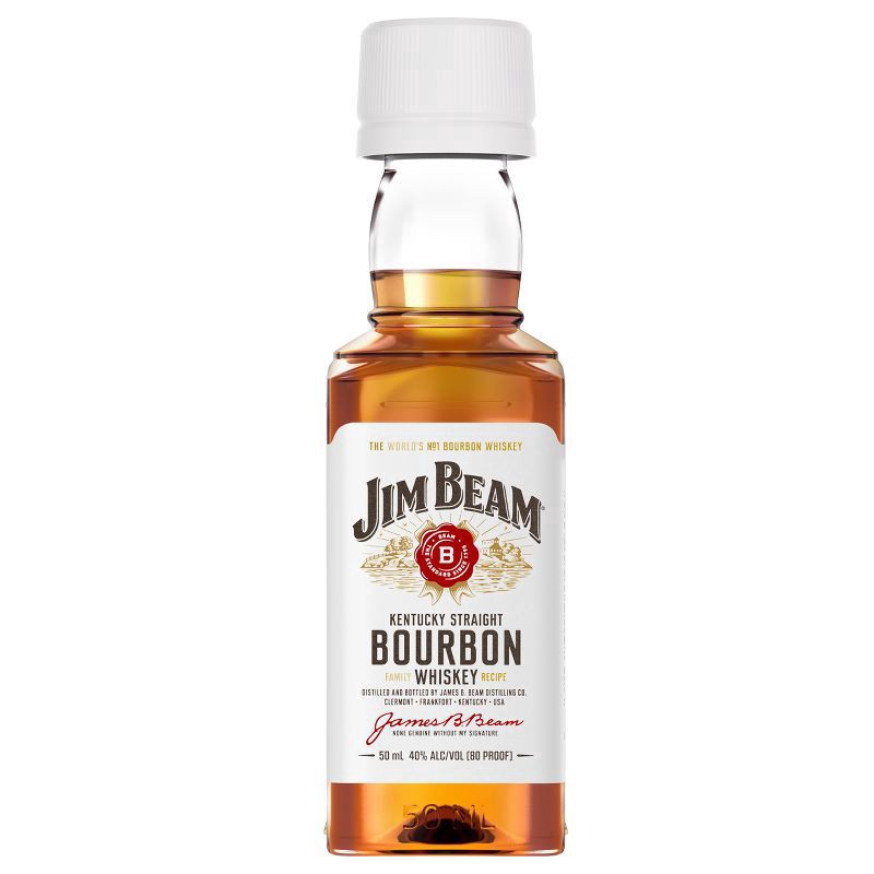 slide 1 of 7, Jim Beam Kentucky Straight Bourbon Whiskey 50 ml, 50 ml