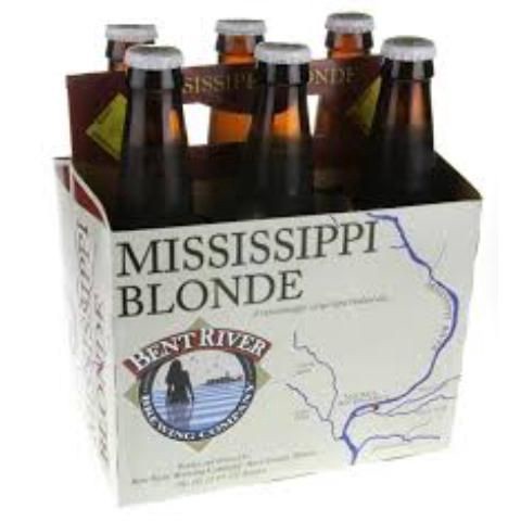 slide 1 of 1, Bent River Brewing Co Bent River Mississippi Blonde Bottles, 12 fl oz