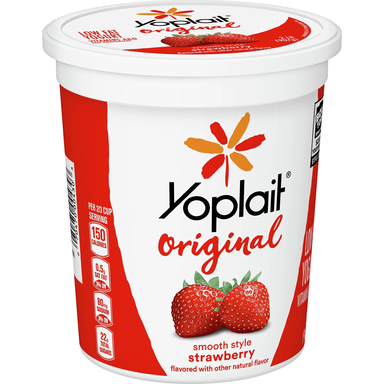 slide 24 of 118, Yoplait Original Strawberry Yogurt - 32oz, 32 oz
