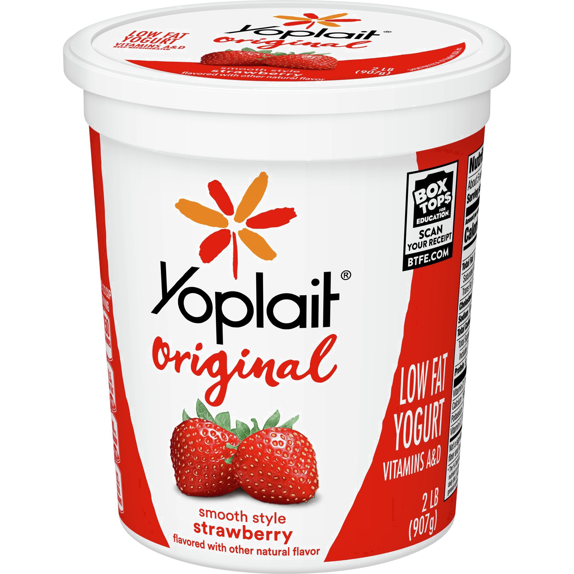 slide 22 of 118, Yoplait Original Strawberry Yogurt - 32oz, 32 oz