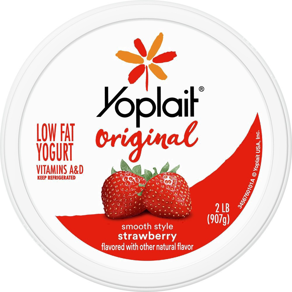 slide 6 of 118, Yoplait Original Strawberry Yogurt - 32oz, 32 oz