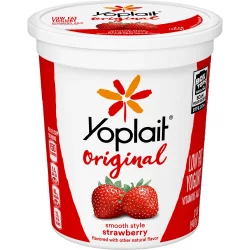 Yoplait Original Yogurt, Low Fat Yogurt, Strawberry Tub