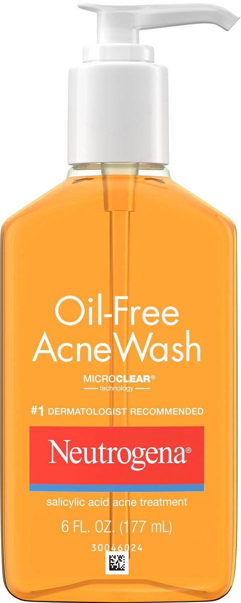 slide 6 of 8, Neutrogena Oil-Free Acne Fighting Facial Cleanser, 2% Salicylic Acid Acne Treatment, Daily Oil-Free Acne Face Wash for Acne-Prone Skin with Salicylic Acid Acne Medicine, 6 oz