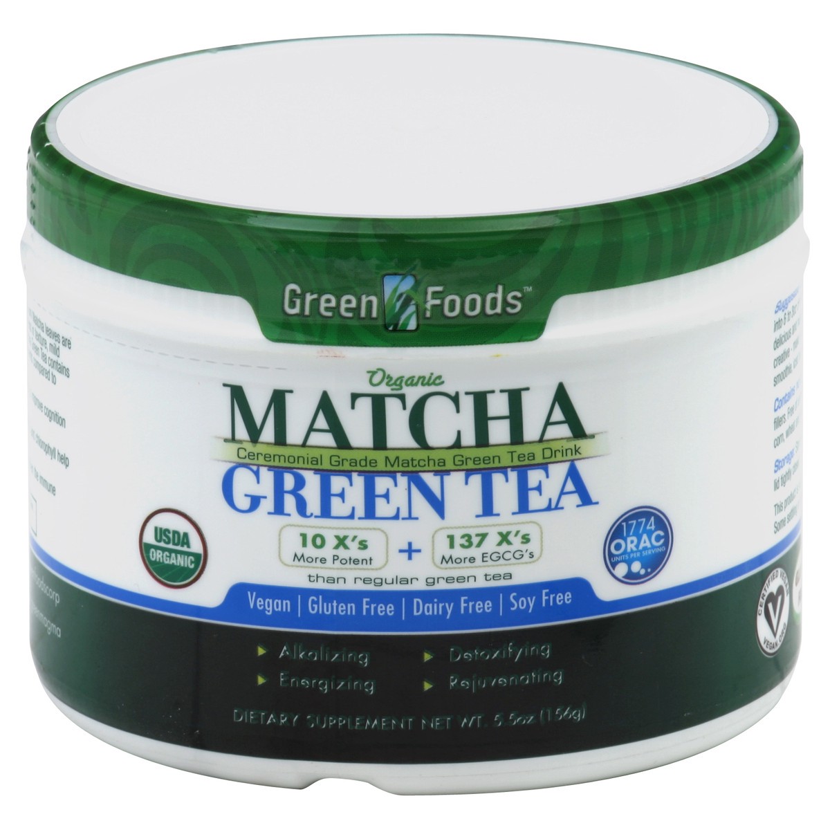 slide 2 of 3, Green Foods Green Tea 5.5 oz, 5.5 oz