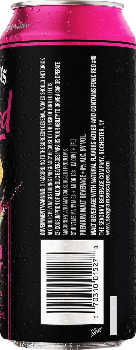 slide 3 of 3, Seagram's Spiked x WWE Rumble Punch - 16oz Can, 16 fl oz