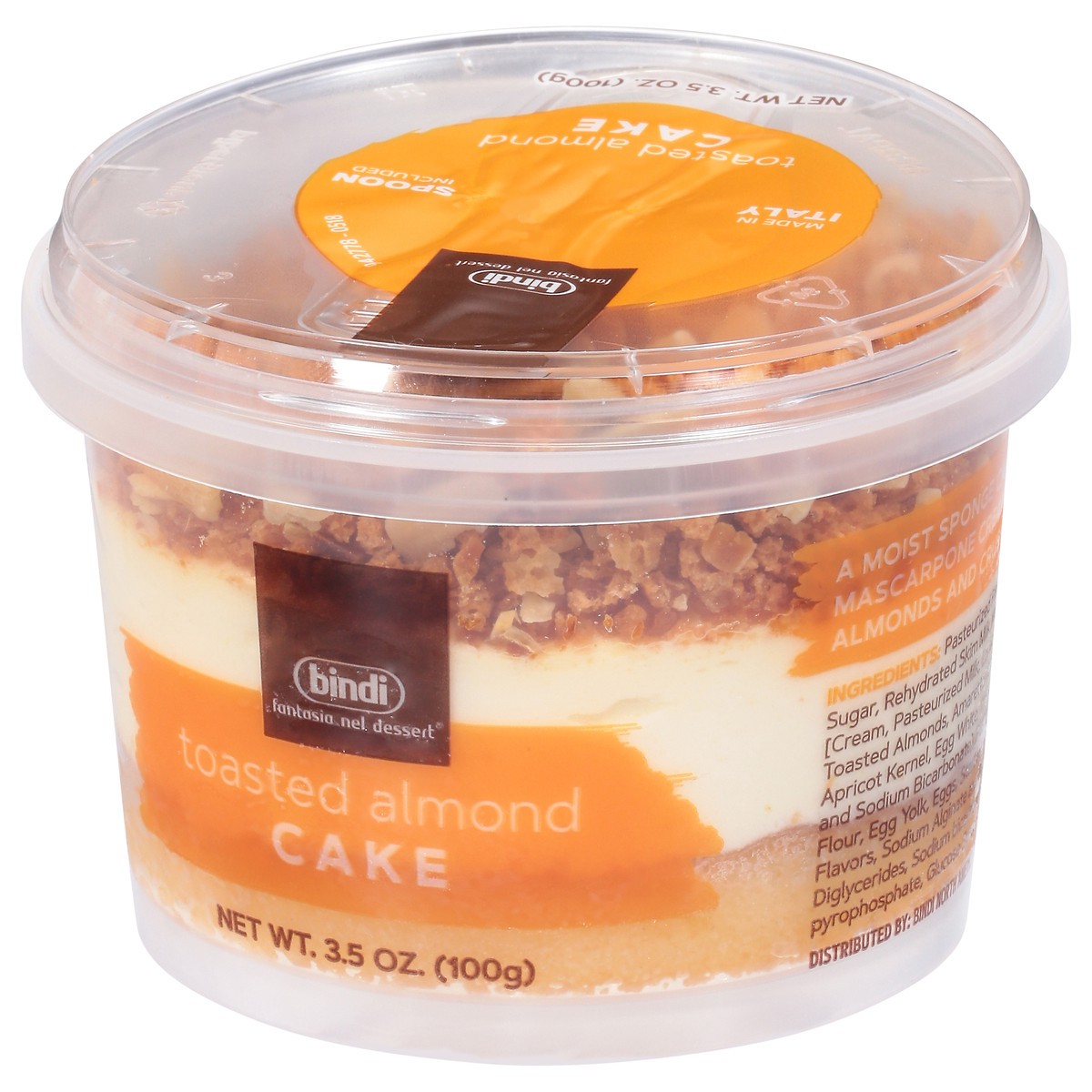 slide 11 of 13, Bindi Toasted Almond Cake 3.5 oz, 3.50 oz