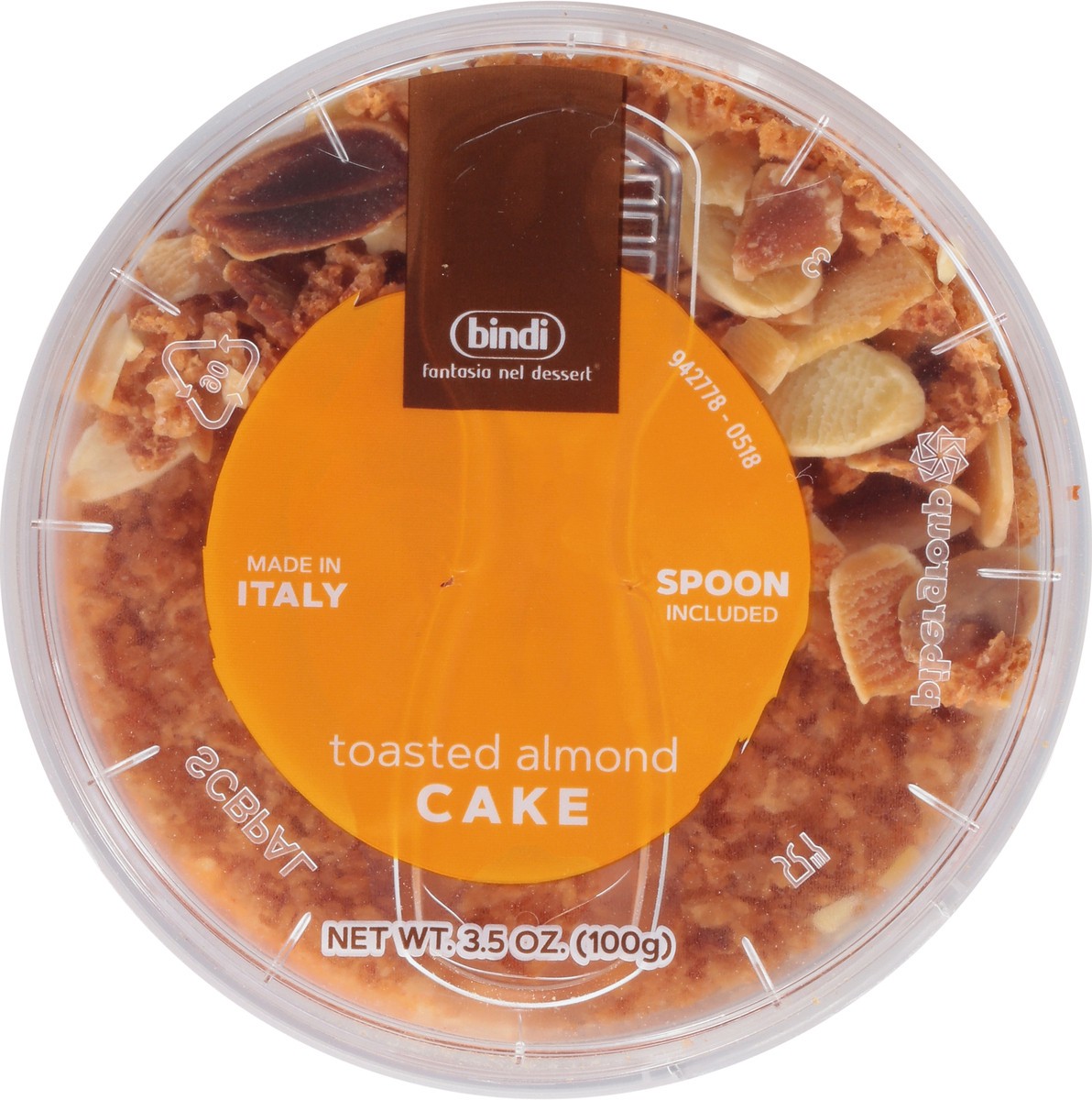 slide 12 of 13, Bindi Toasted Almond Cake 3.5 oz, 3.50 oz
