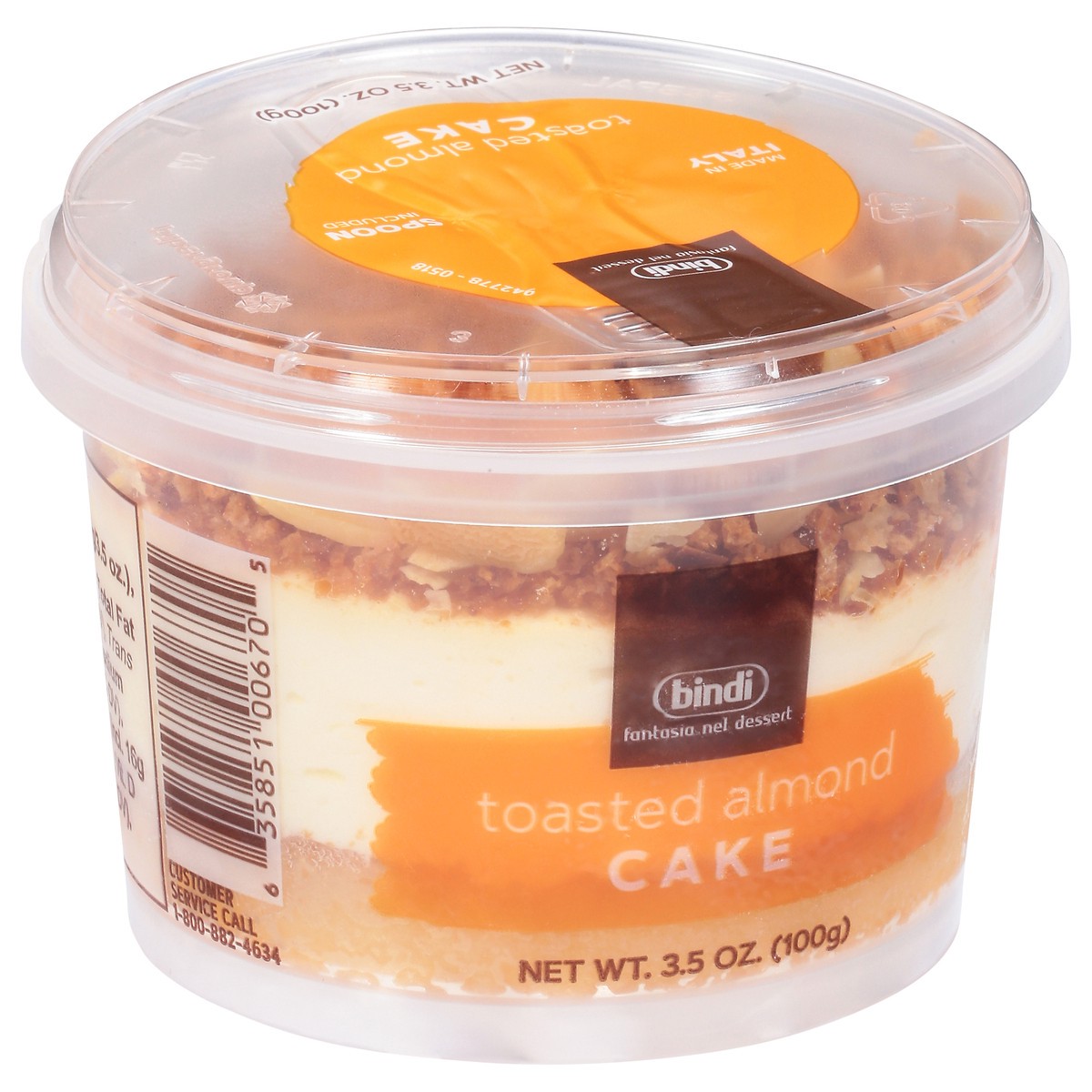 slide 4 of 13, Bindi Toasted Almond Cake 3.5 oz, 3.50 oz