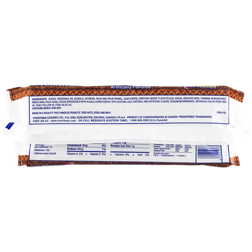 slide 8 of 9, Voortman Bakery Chocolate Wafers, 14.1 oz