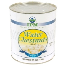 slide 1 of 1, iPM Sliced Water Chestnuts, 110.33 oz