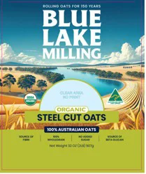 Blue Lake Milling Organic Steel Cut Oats