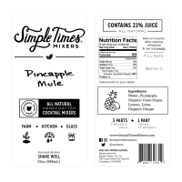slide 5 of 5, Simple Solution Simple Times Pineapple Mule, 32 oz