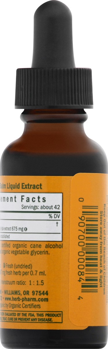 slide 13 of 13, Herb Pharm Calming Lemon Balm Liquid Extract 1 oz, 1 oz