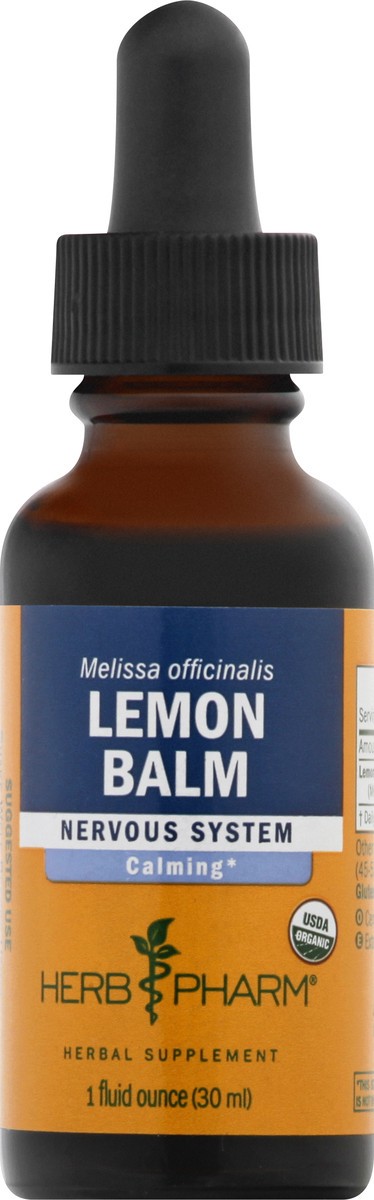 slide 9 of 13, Herb Pharm Calming Lemon Balm Liquid Extract 1 oz, 1 oz