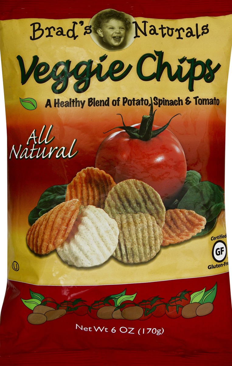 slide 5 of 5, Brad's Organic Veggie Chips 6 oz, 6 oz