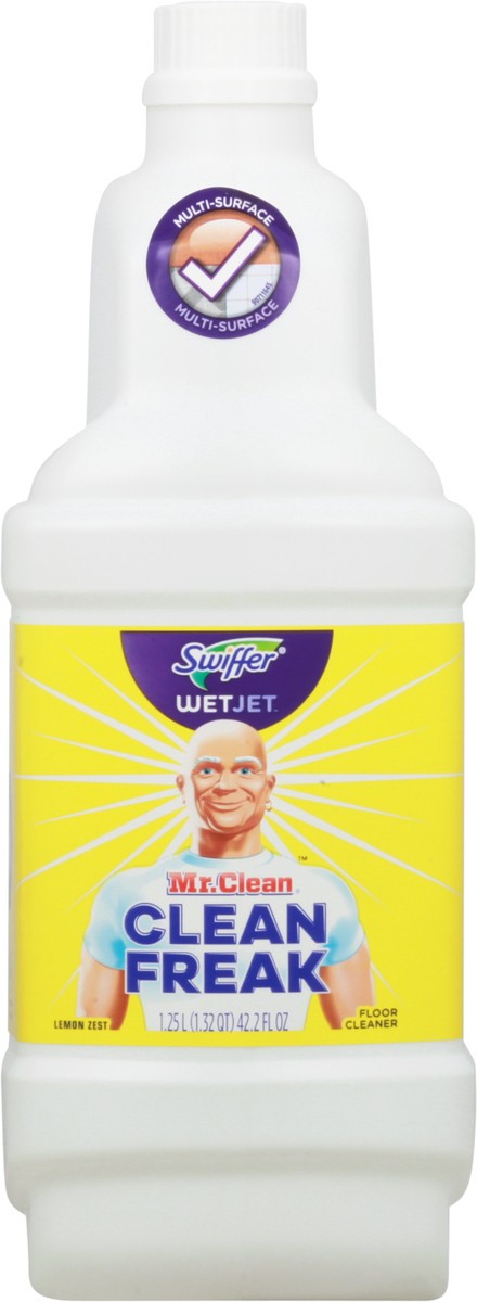 slide 1 of 13, Swiffer Wet Jet Lemon Zest Floor Cleaner 42.2 fl oz, 42.2 fl oz