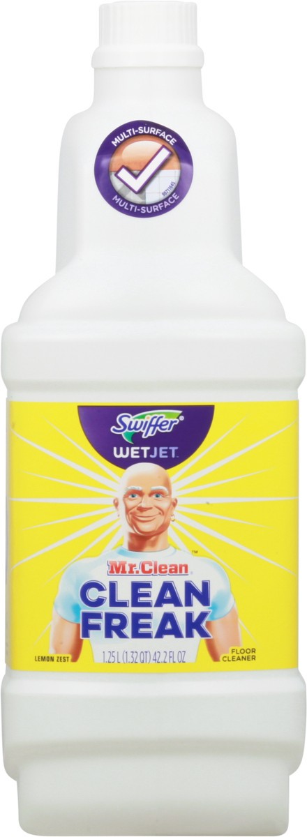 slide 11 of 13, Swiffer Wet Jet Lemon Zest Floor Cleaner 42.2 fl oz, 42.2 fl oz