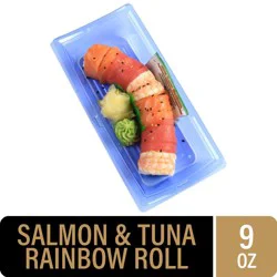 Private Selection Salmon and Tuna Rainbow Sushi Roll