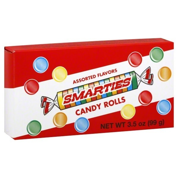 slide 1 of 1, Smarties Candy Rolls, 3.5 oz