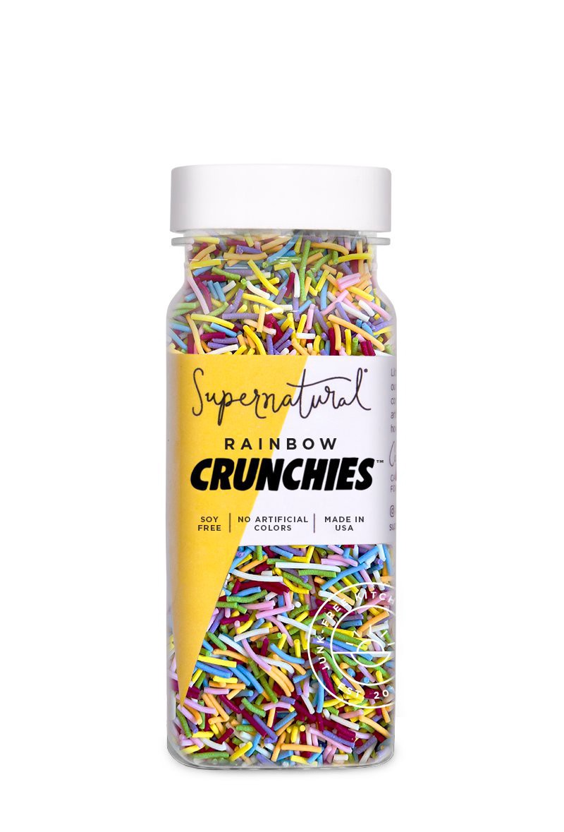 slide 1 of 1, Supernatural Rainbow Crunchies Sprinkles, 3 oz