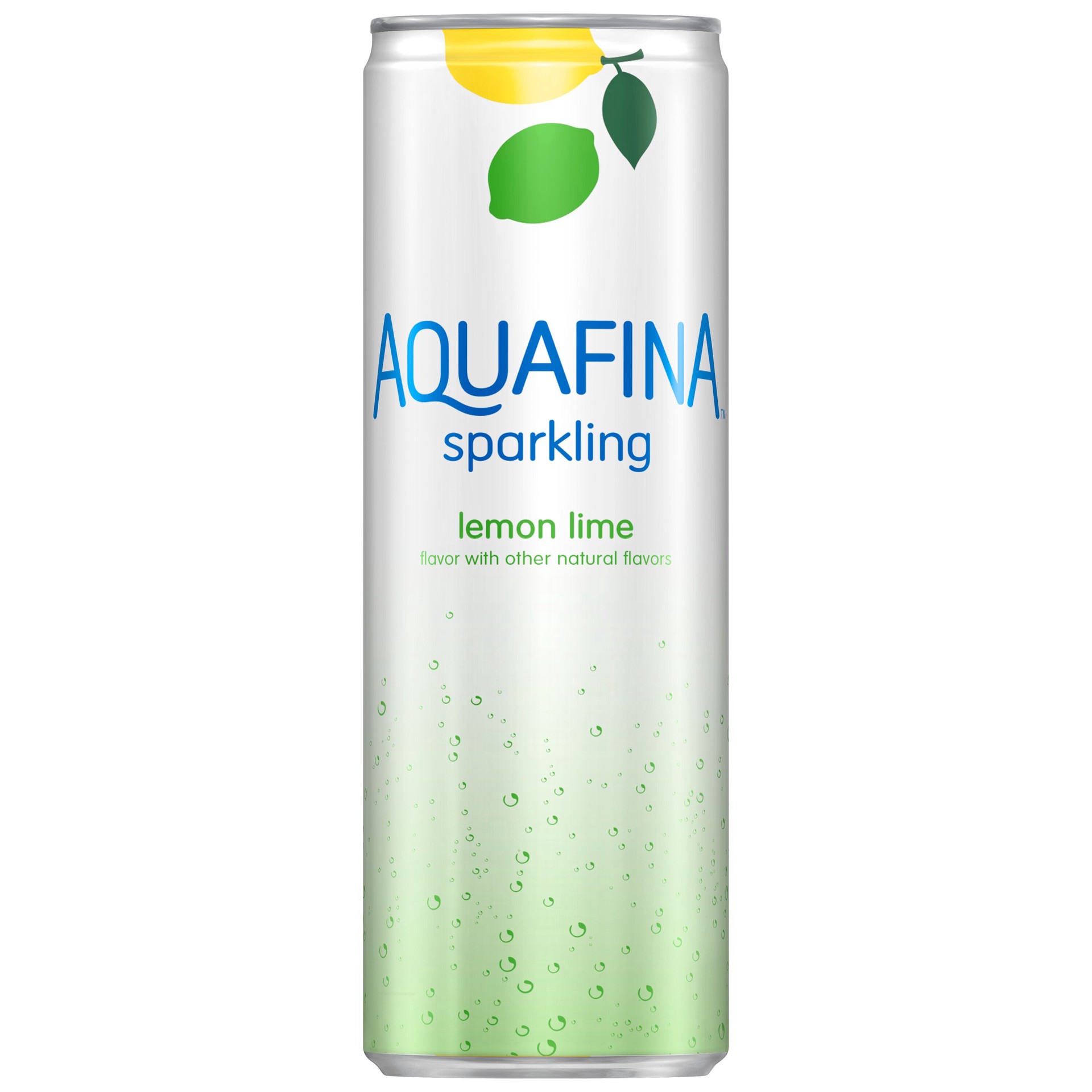 slide 1 of 2, Aquafina Sparkling Water Beverage Lemon Lime 12 Fl Oz, 4 ct; 12 fl oz