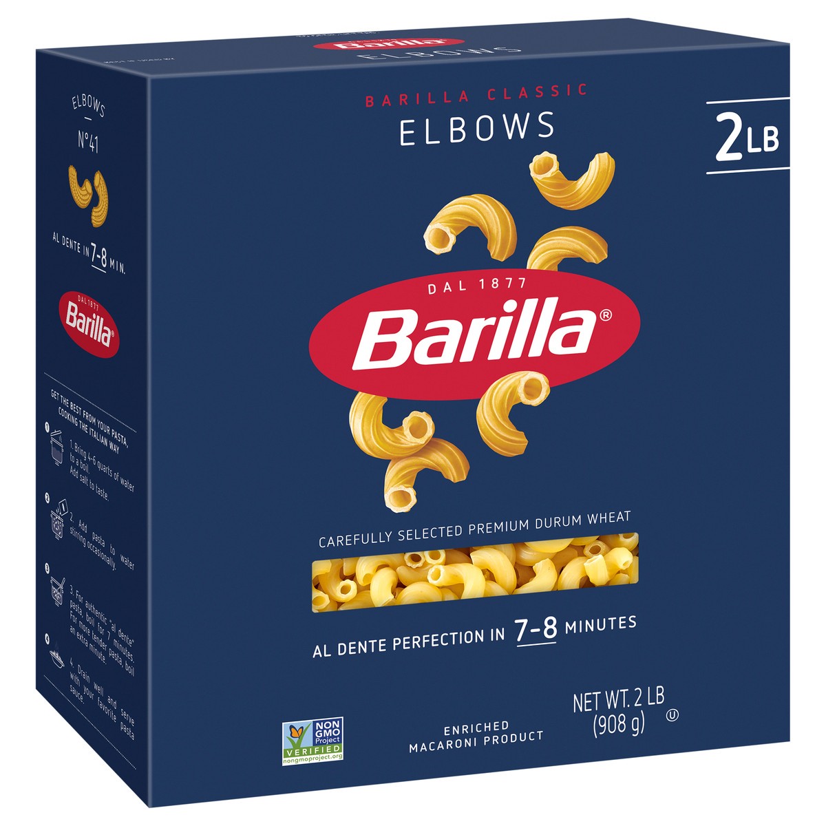 slide 8 of 9, Barilla Elbows Pasta, 32 oz